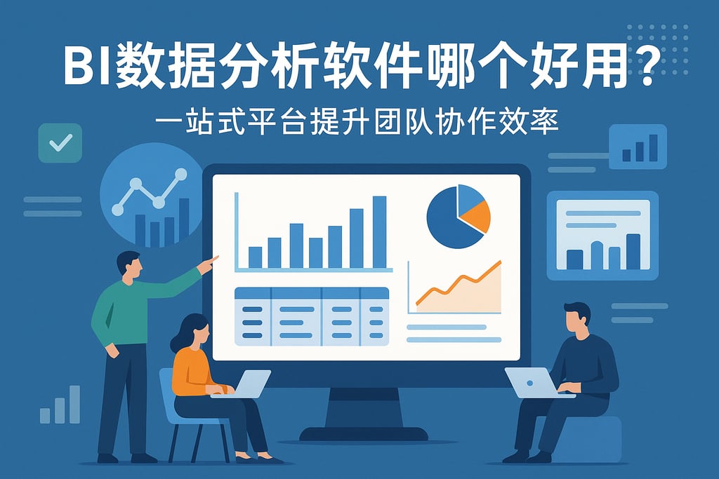 BI数据分析软件哪个好用？一站式平台提升团队协作效率"